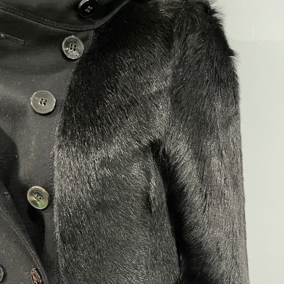 RARE Burberry Wool Trench Coat - Picture 6 of 16